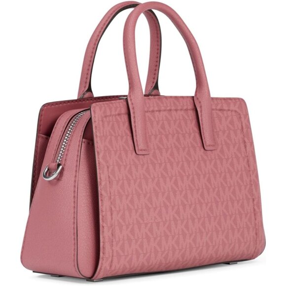 Women's Rosewood Imported Leather Laila Extra Small Cross body Bag - Picture 2 of 5